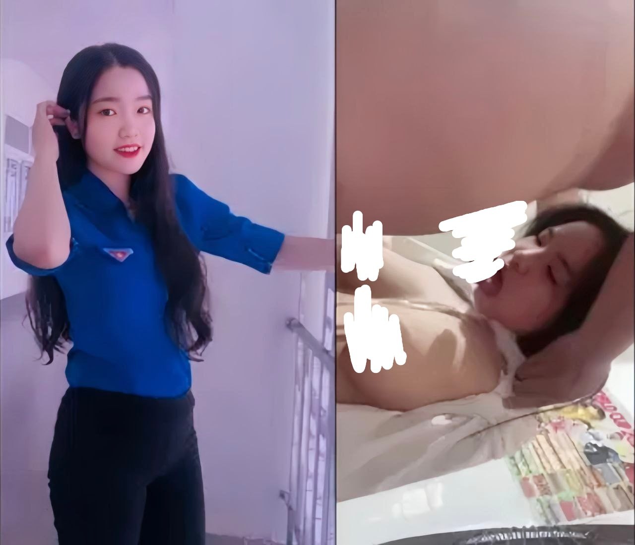 Thuyết phục cô sinh viên tình nguyện vào phút giây ngọt ngào